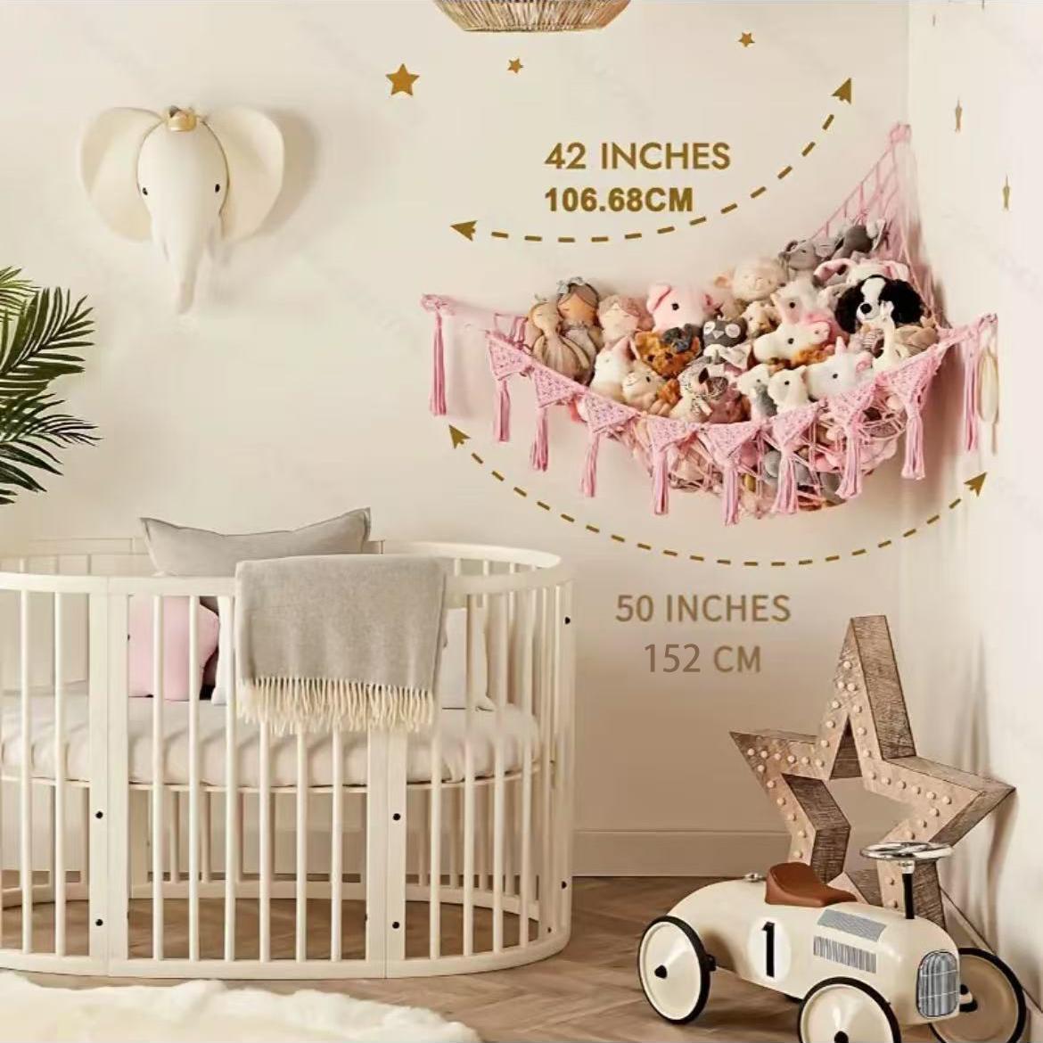 Doll triangle storage net bag