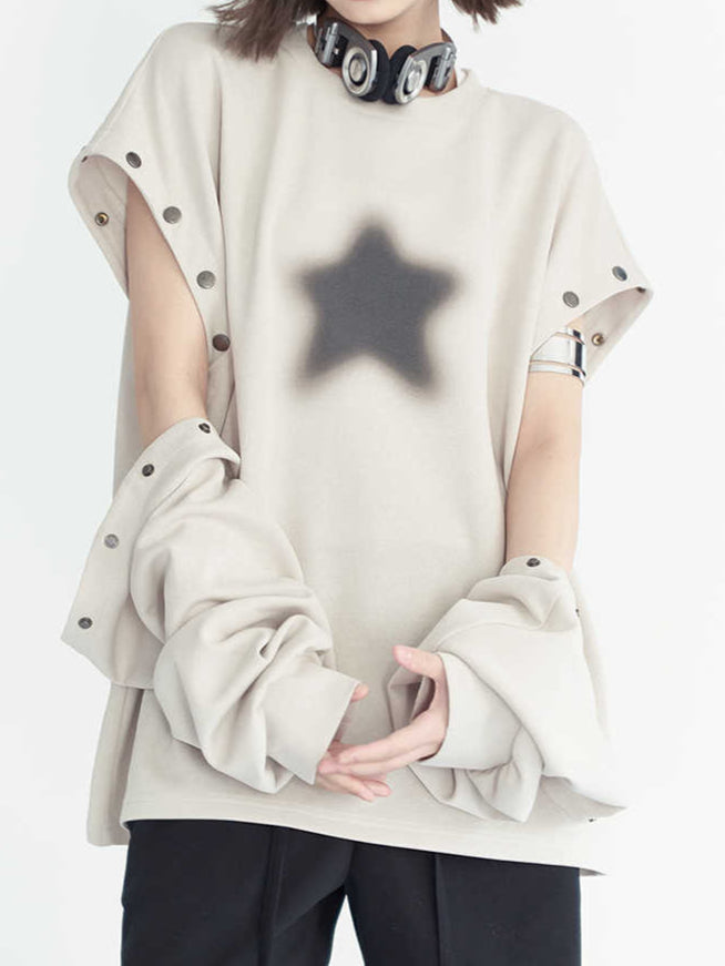 Acubi Removable Long-sleeved Top