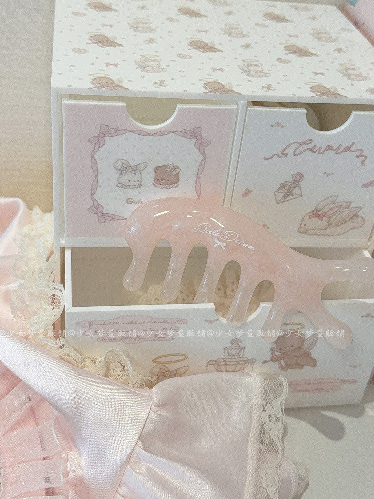 kawaii massage comb