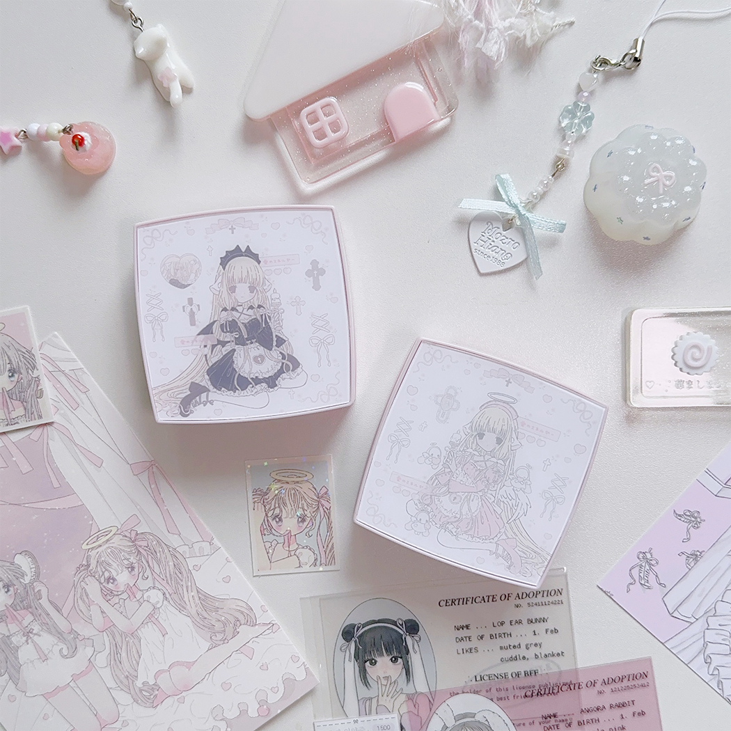 angel heart contact lens box