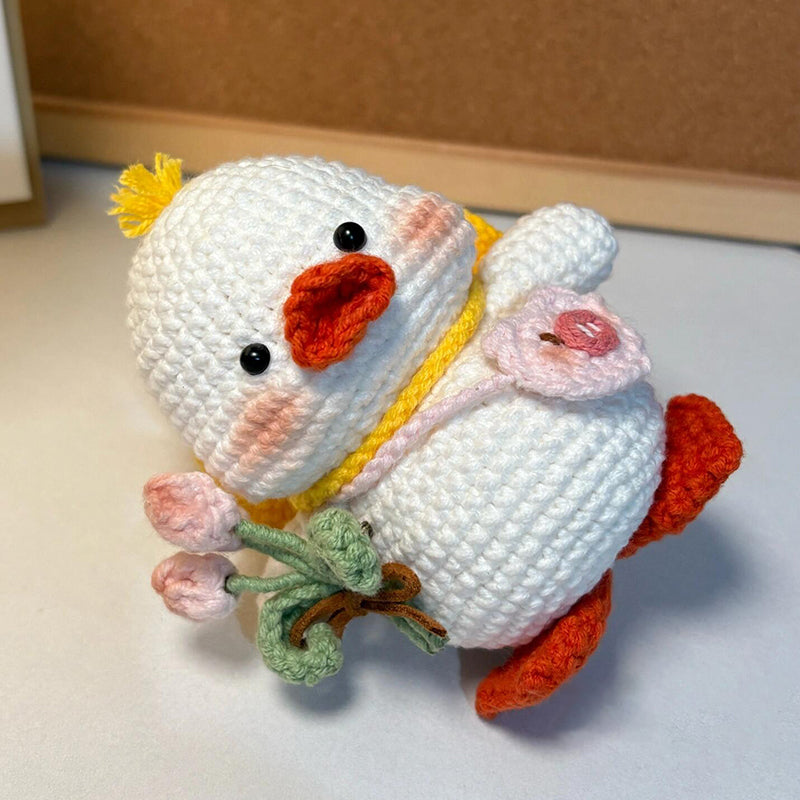 diy woolen duck material bag