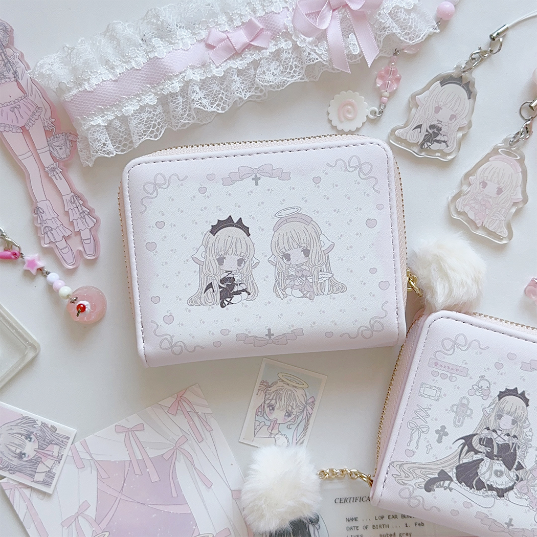 angel's heart kawaii purse