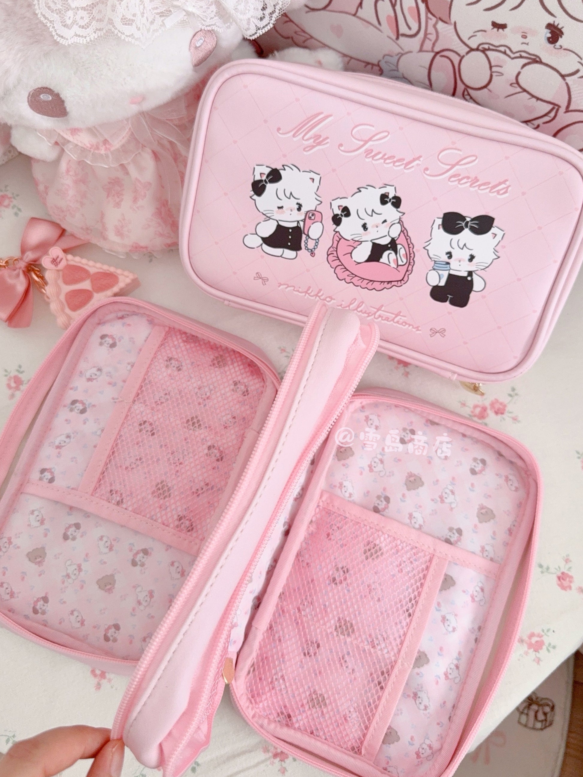 kawaii multifunctional storage bag