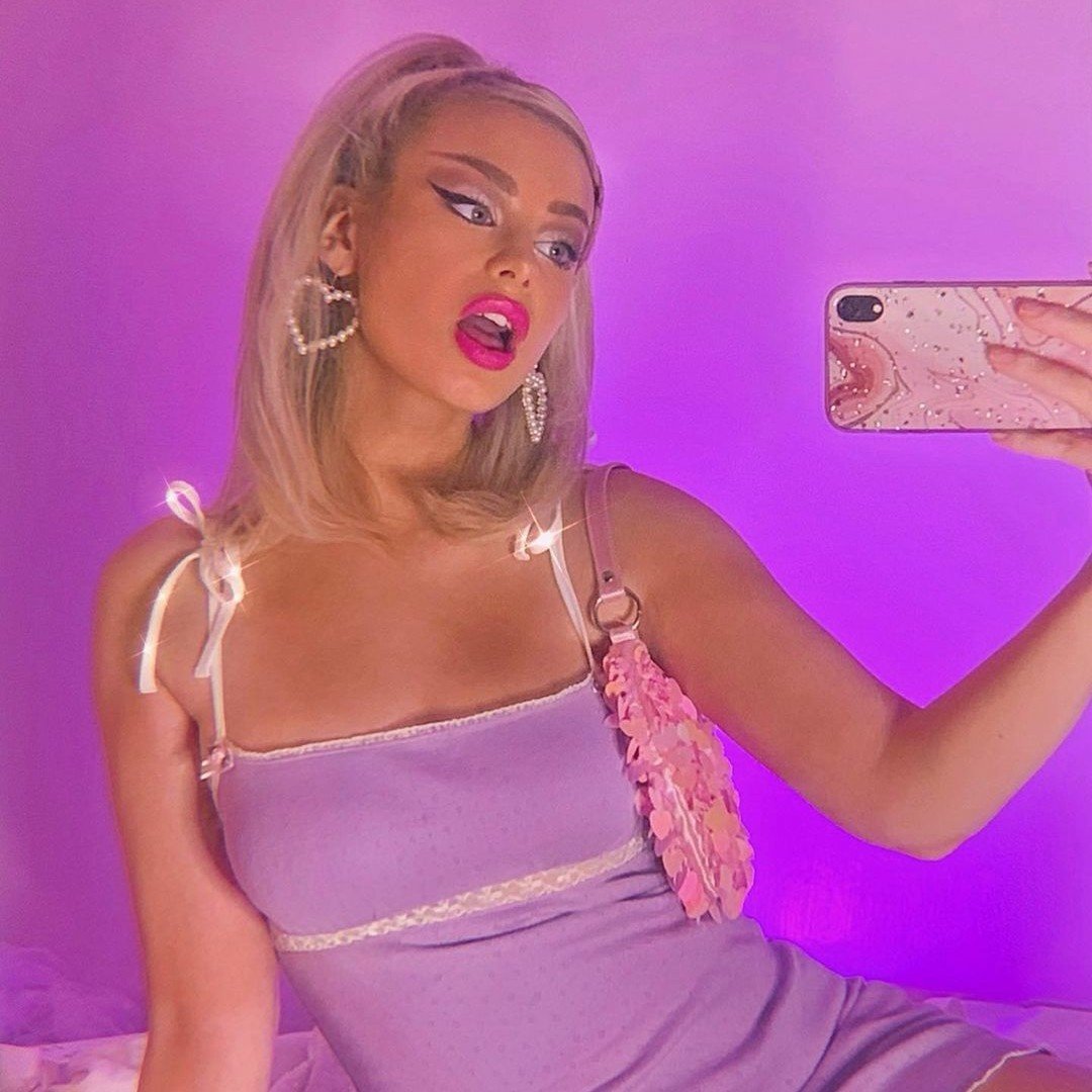 hearts pearls kawaii earrings