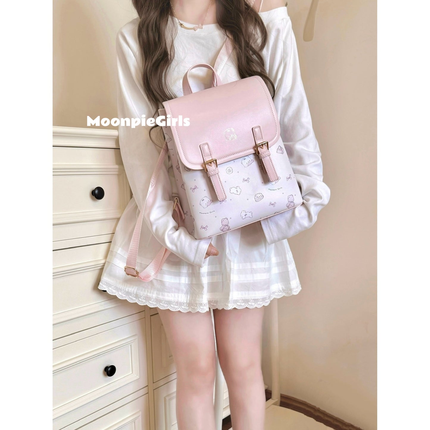 kawaii cats backpack