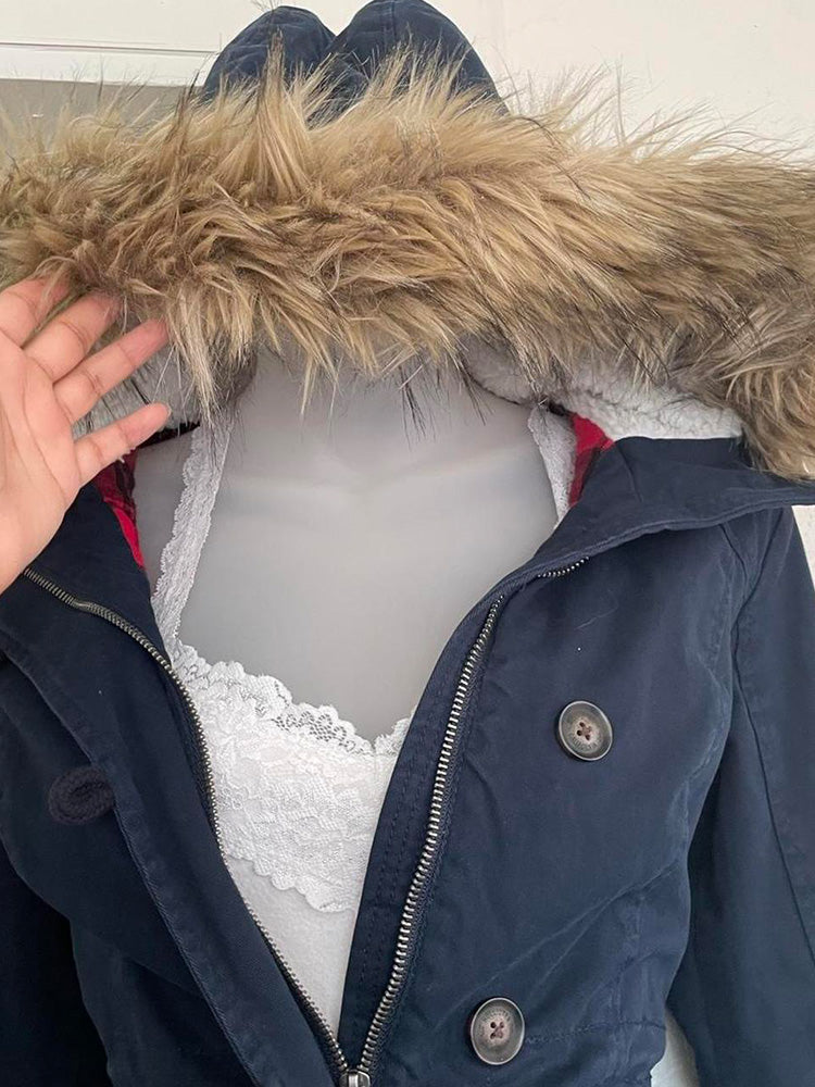 retro blue jacket