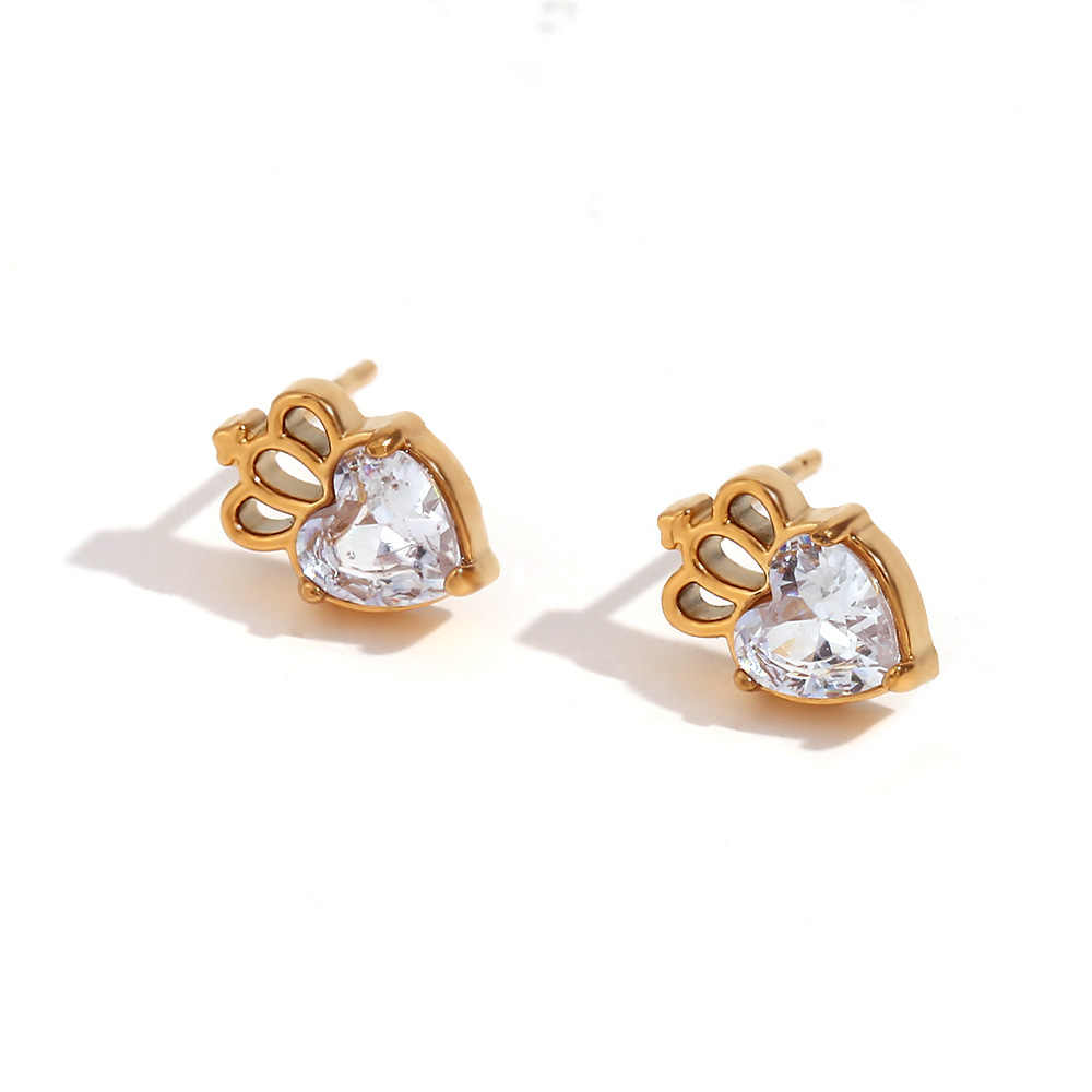 18K Gold Flower Earrings