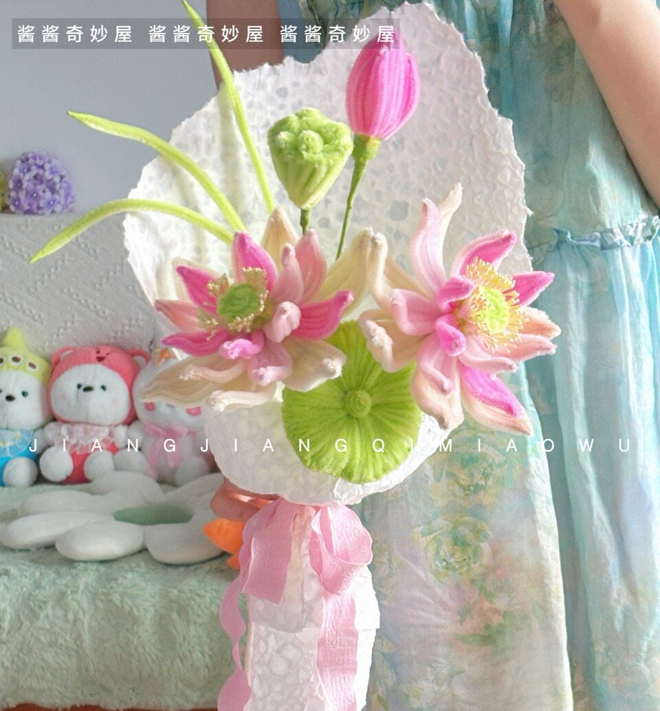 Lotus Bouquet DIY Chenille Stem Craft Kit