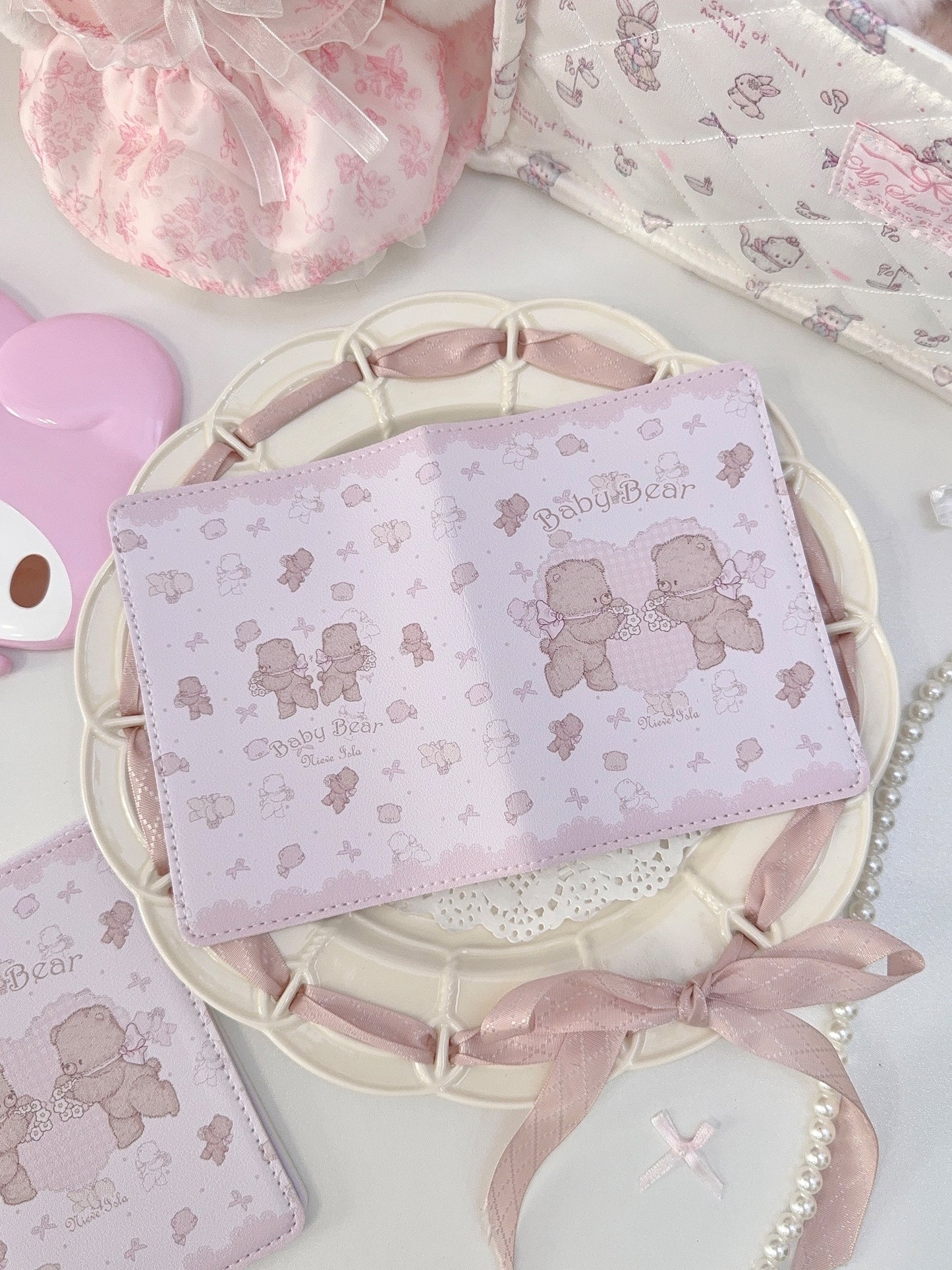 kawaii multifunctional card holder
