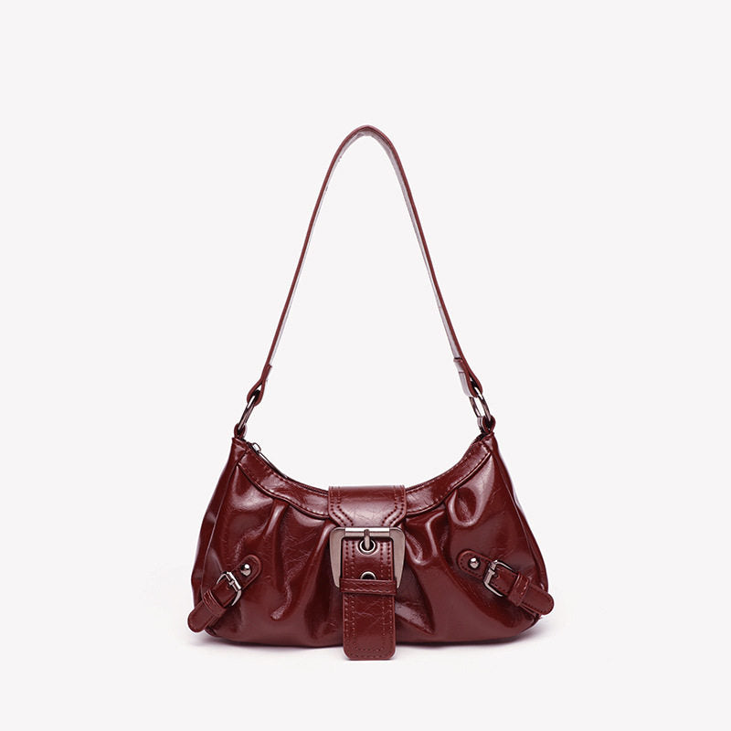 Vintage Y2K Wasteland Crinkled Shoulder Bag