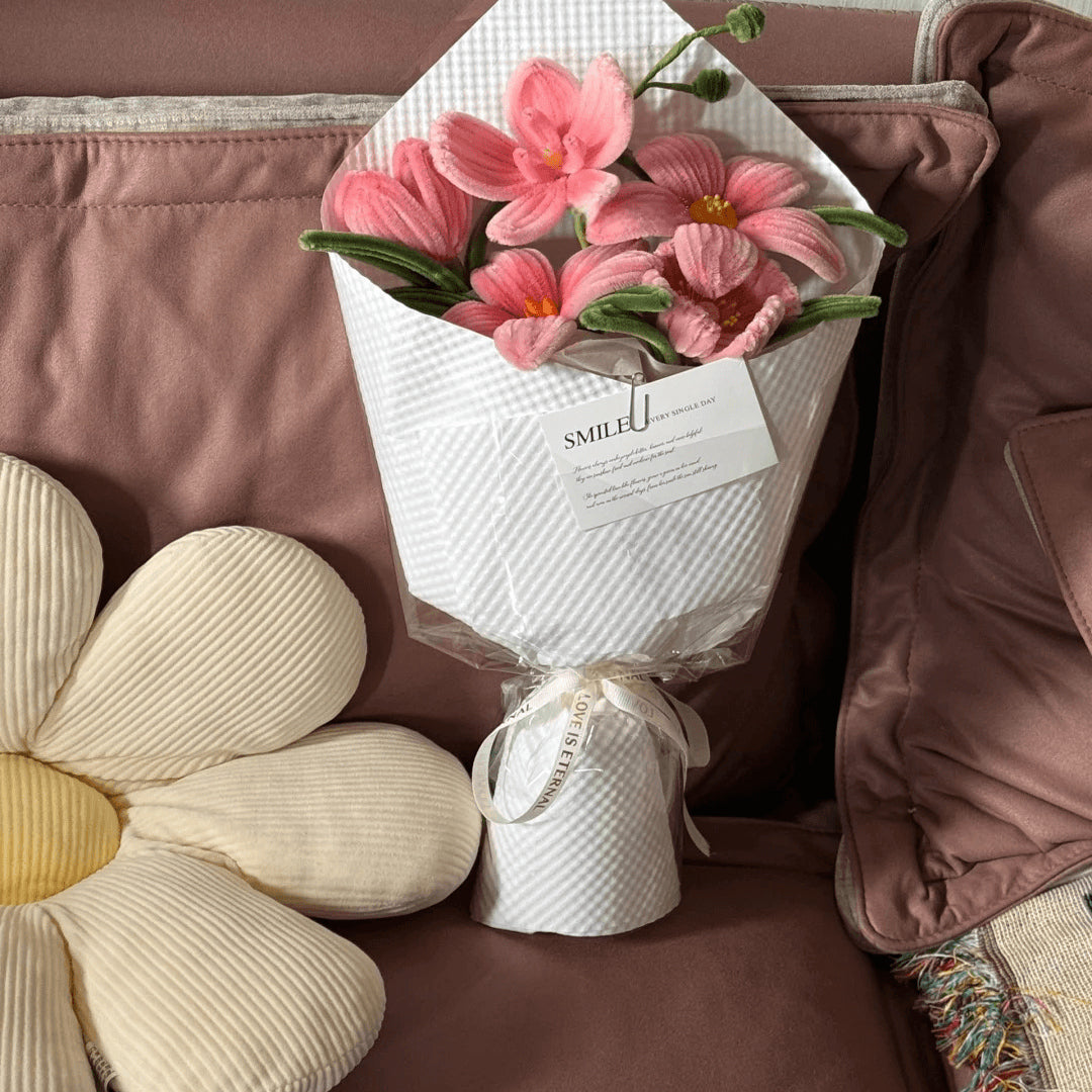 twist stick flowers bouquet