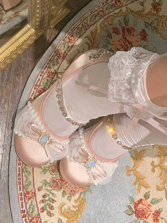 French Mary Jane Fairy Bow Shoes