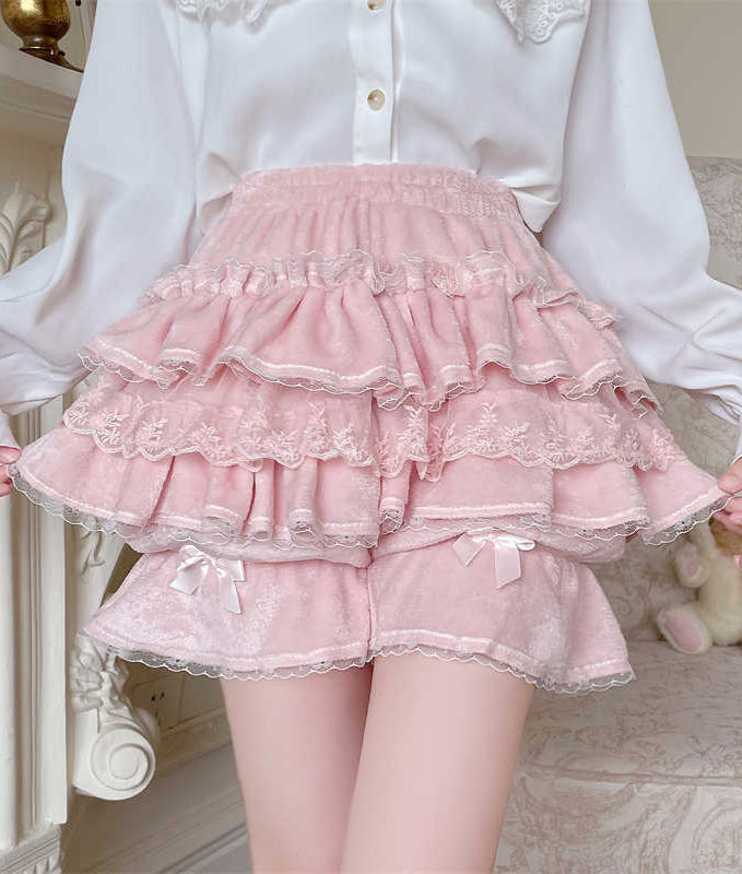 kawaii Pumpkin Velvet Bloomers