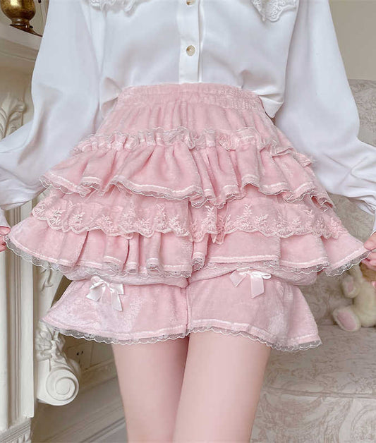 kawaii Pumpkin Velvet Bloomers