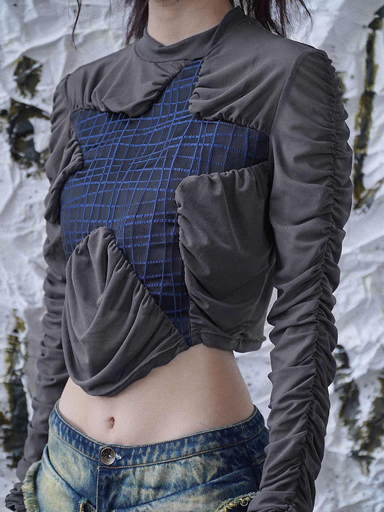 Grunge Mesh Star Top