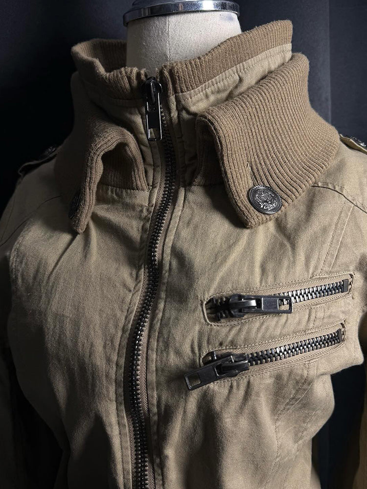 retro brown jacket