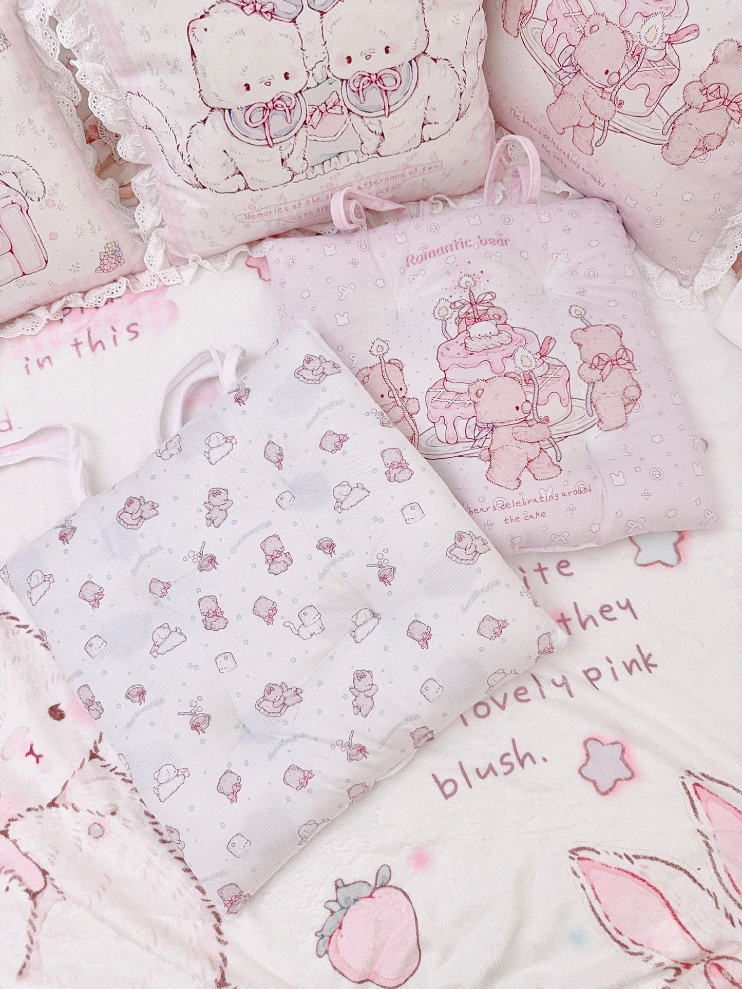 kawaii plush cushion
