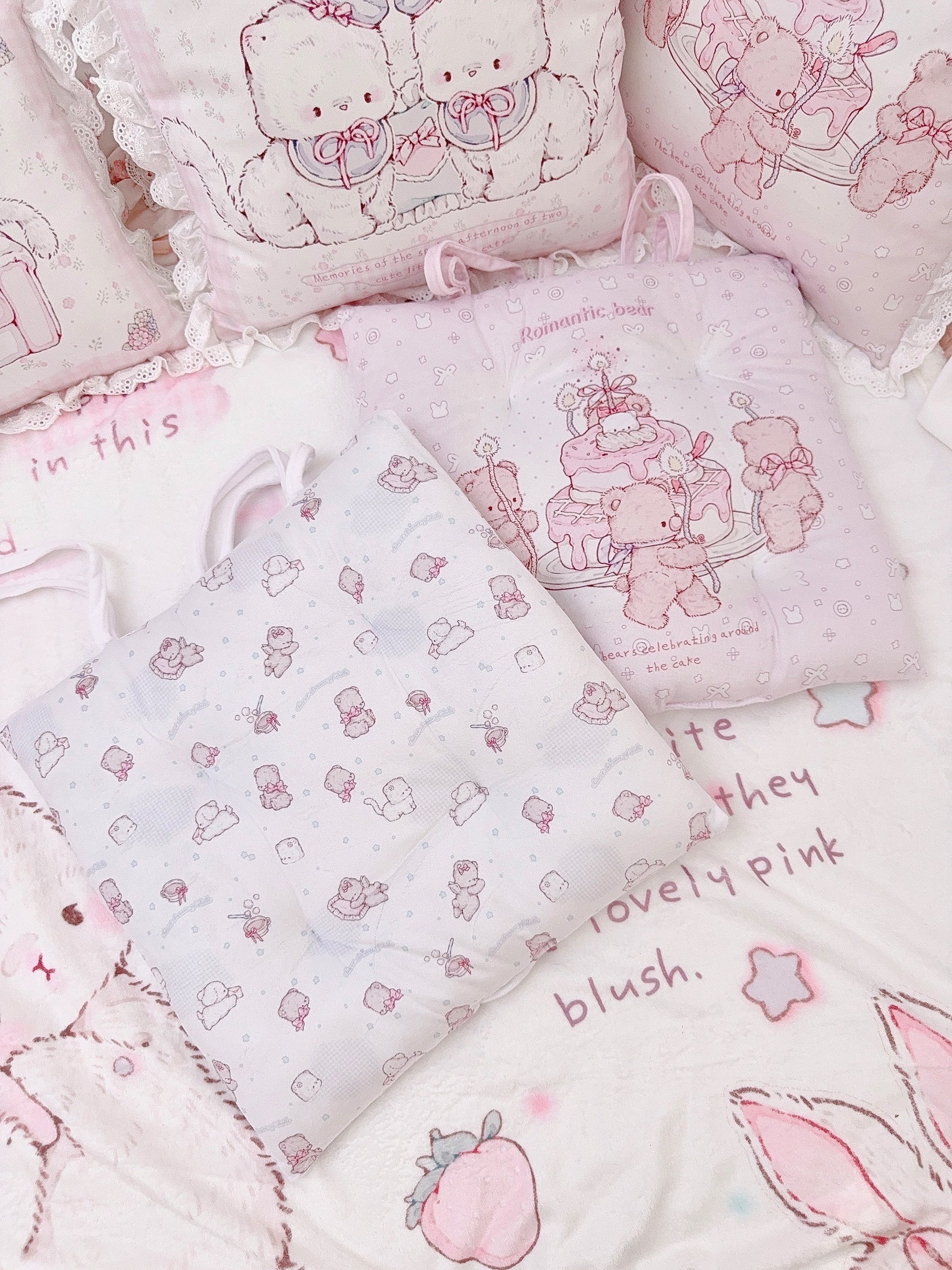 kawaii plush cushion