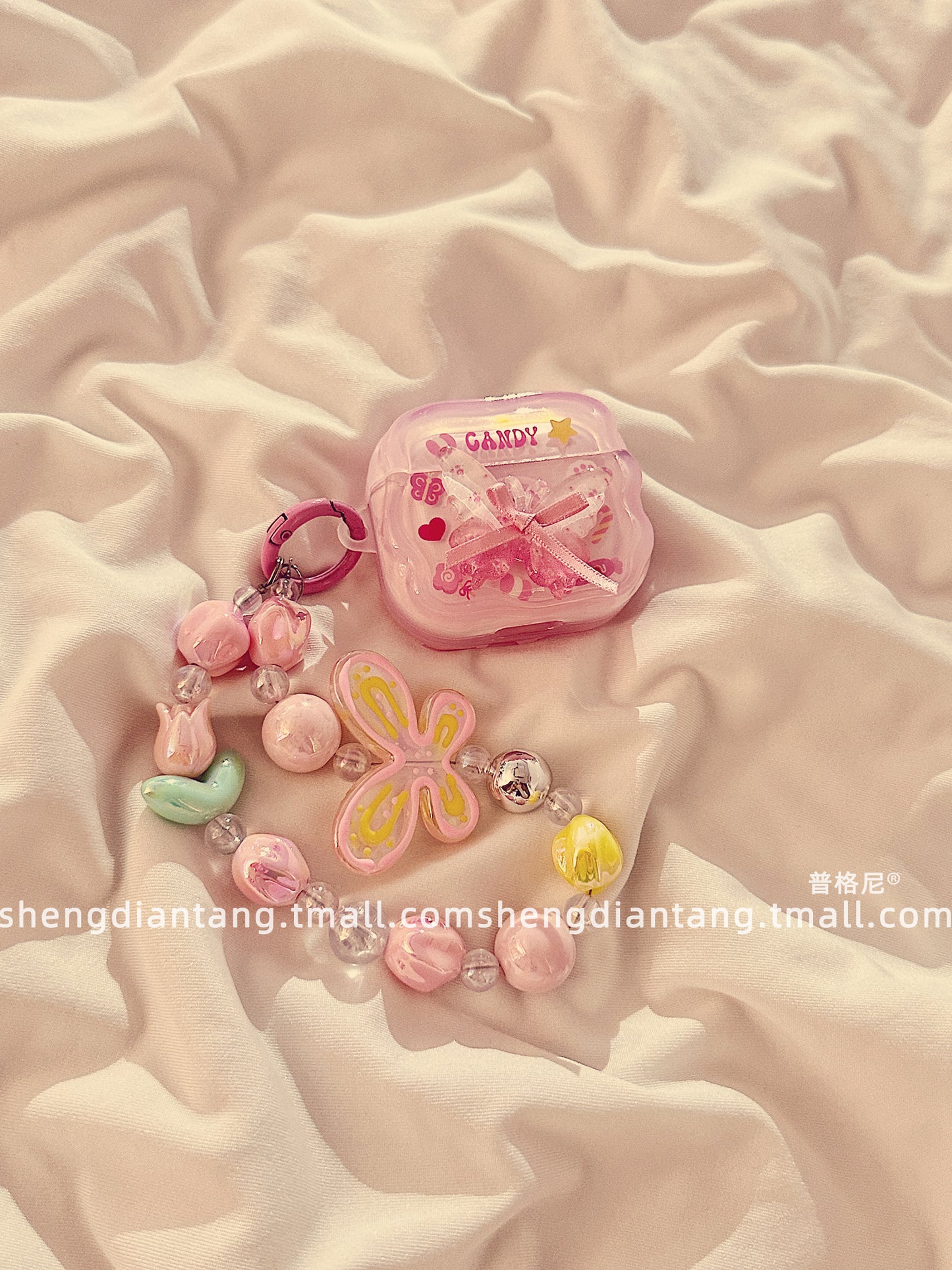 colorful ball butterfly kawaii airpods case