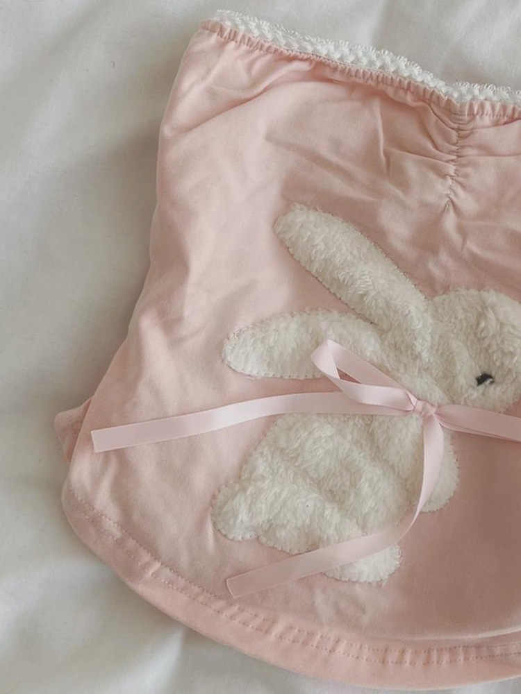 Rabbit Pink Tube Top