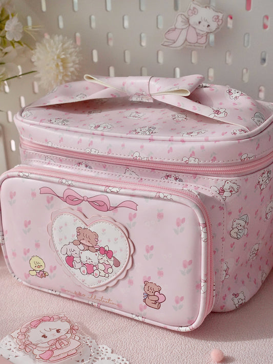 cute mikko large-capacity portable cosmetic bag