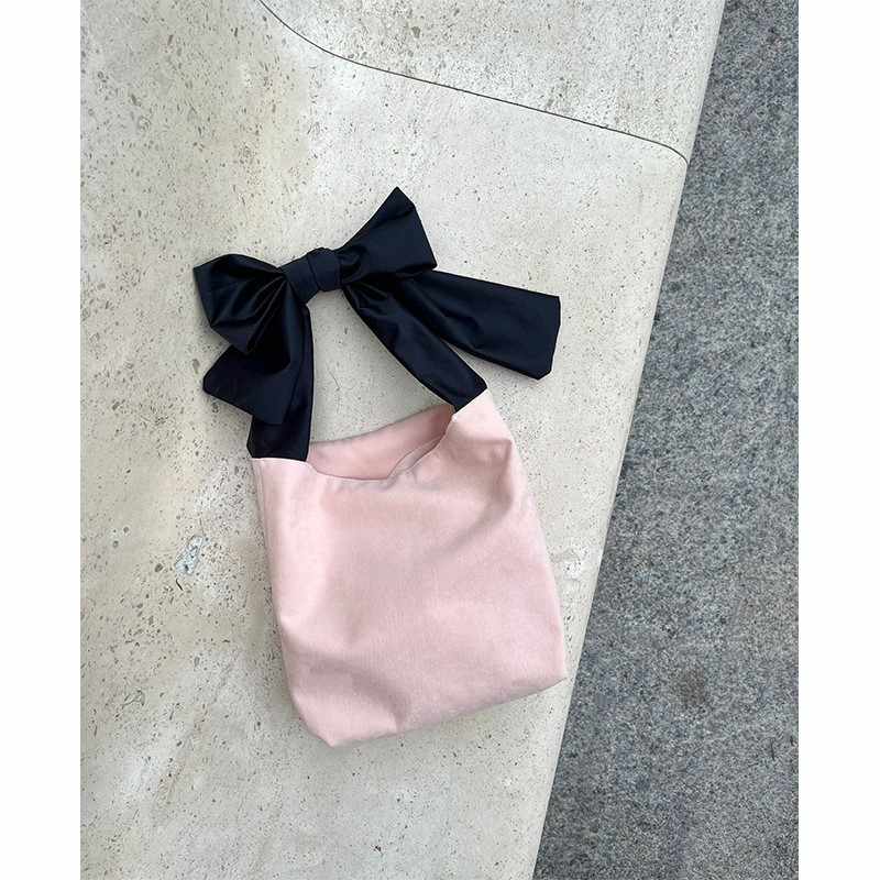 Coquette Bow Canvas Bag