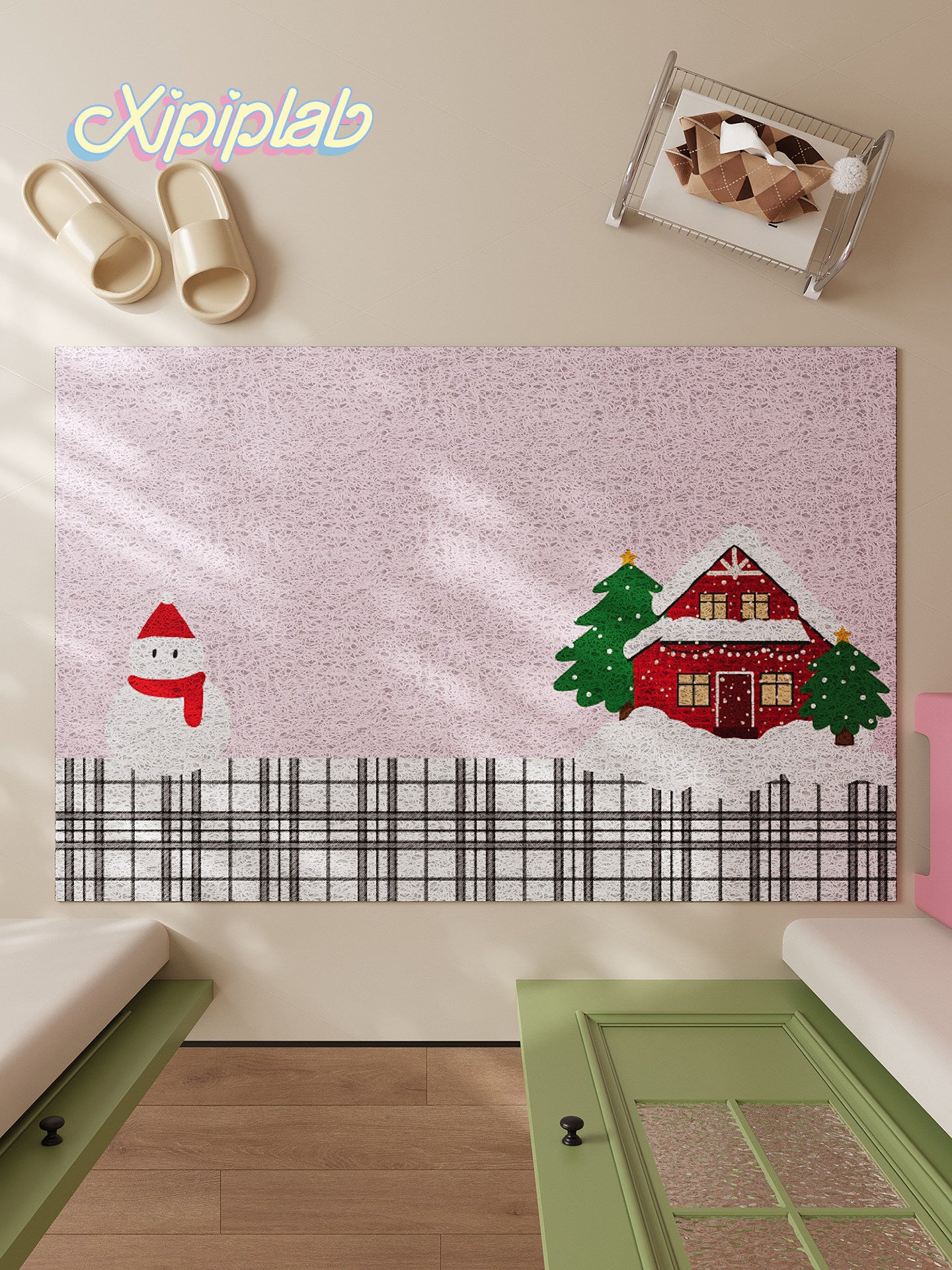 kawaii entrance floor mat