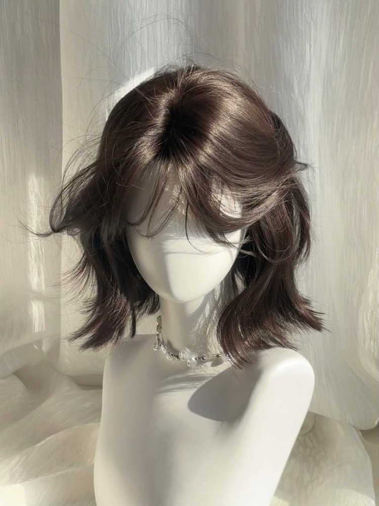 JK Natural Short Curly Wig