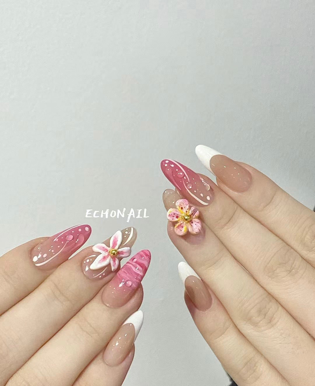 Wonderful Flower Lovely Nails