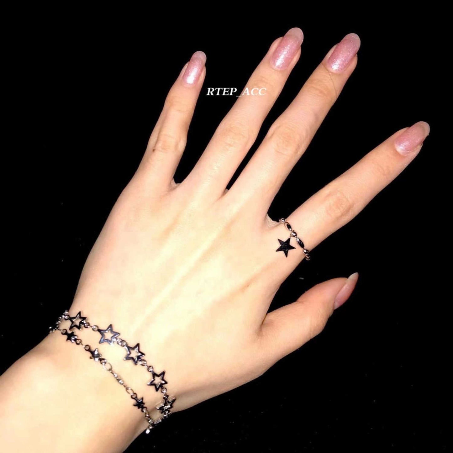 Y2K Star Chain Steel Bracelet