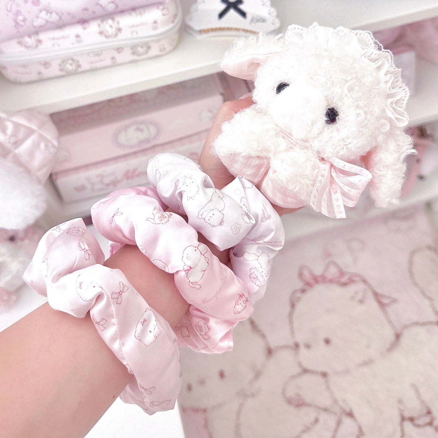 kawaii pillow hair ties