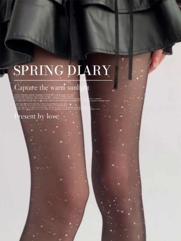 Blingbling Thigh High Socks