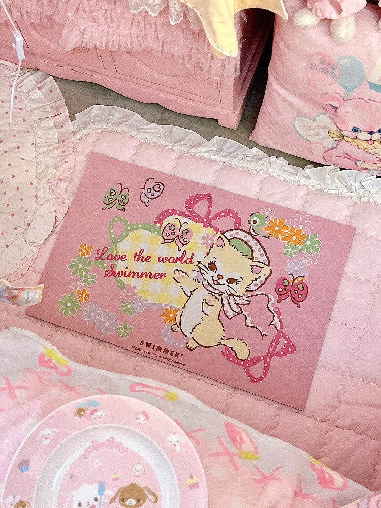 kawaii bathroom diatomaceous earth absorbent mat