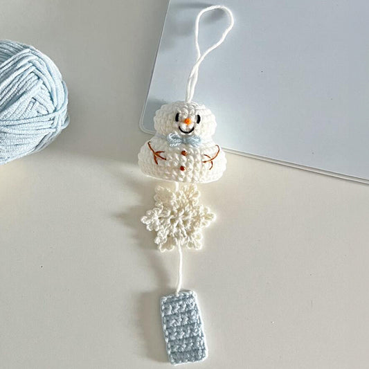 diy wool Snowman material package