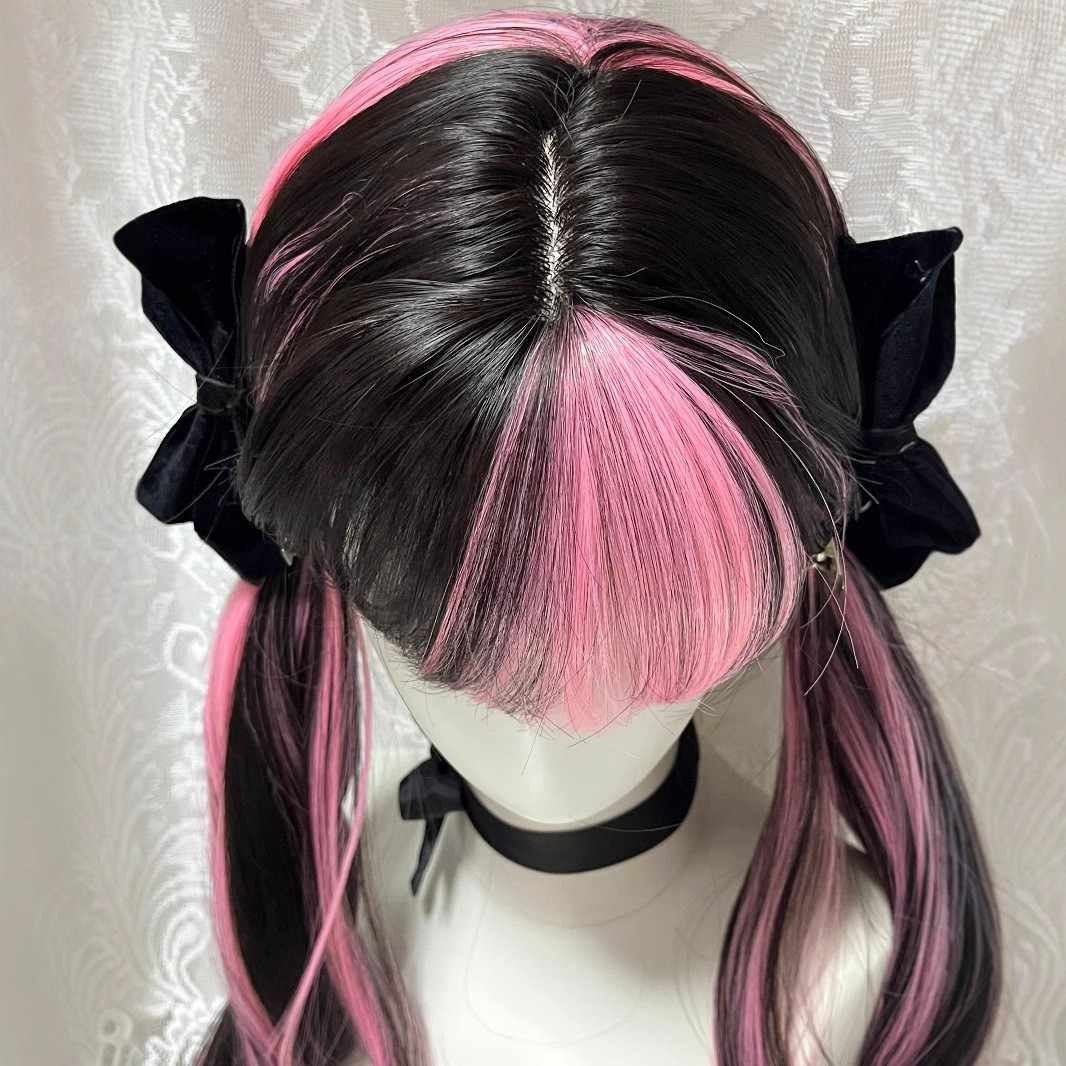 Lolita Black Highlighted Wig