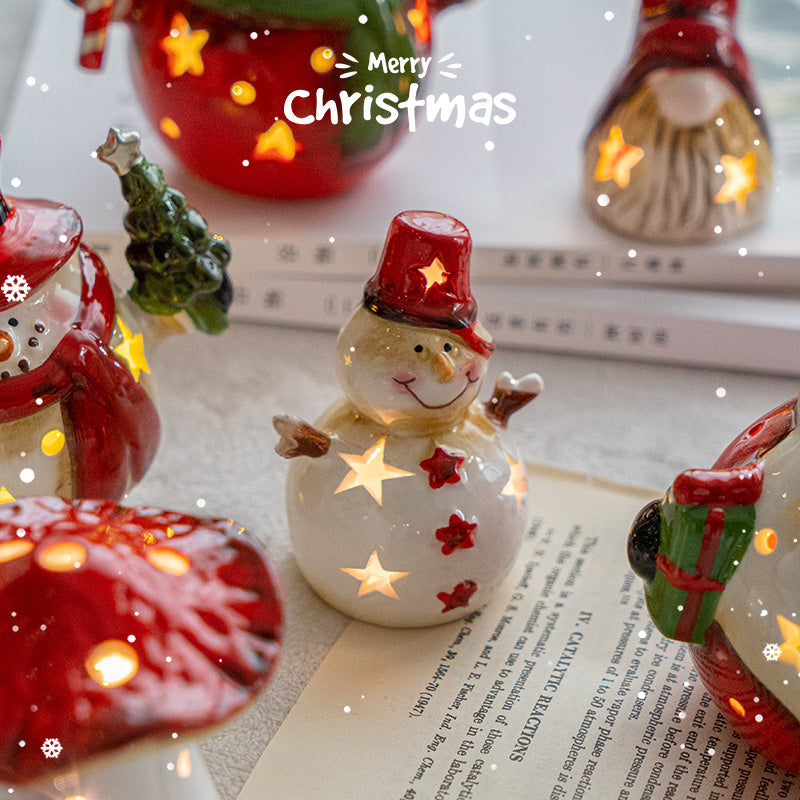 Christmas elk stars light pendant