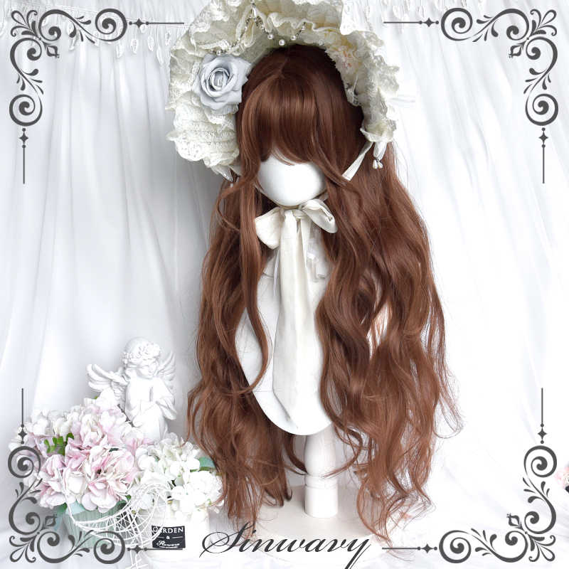 Chestnut Brown Retro Layered Wig