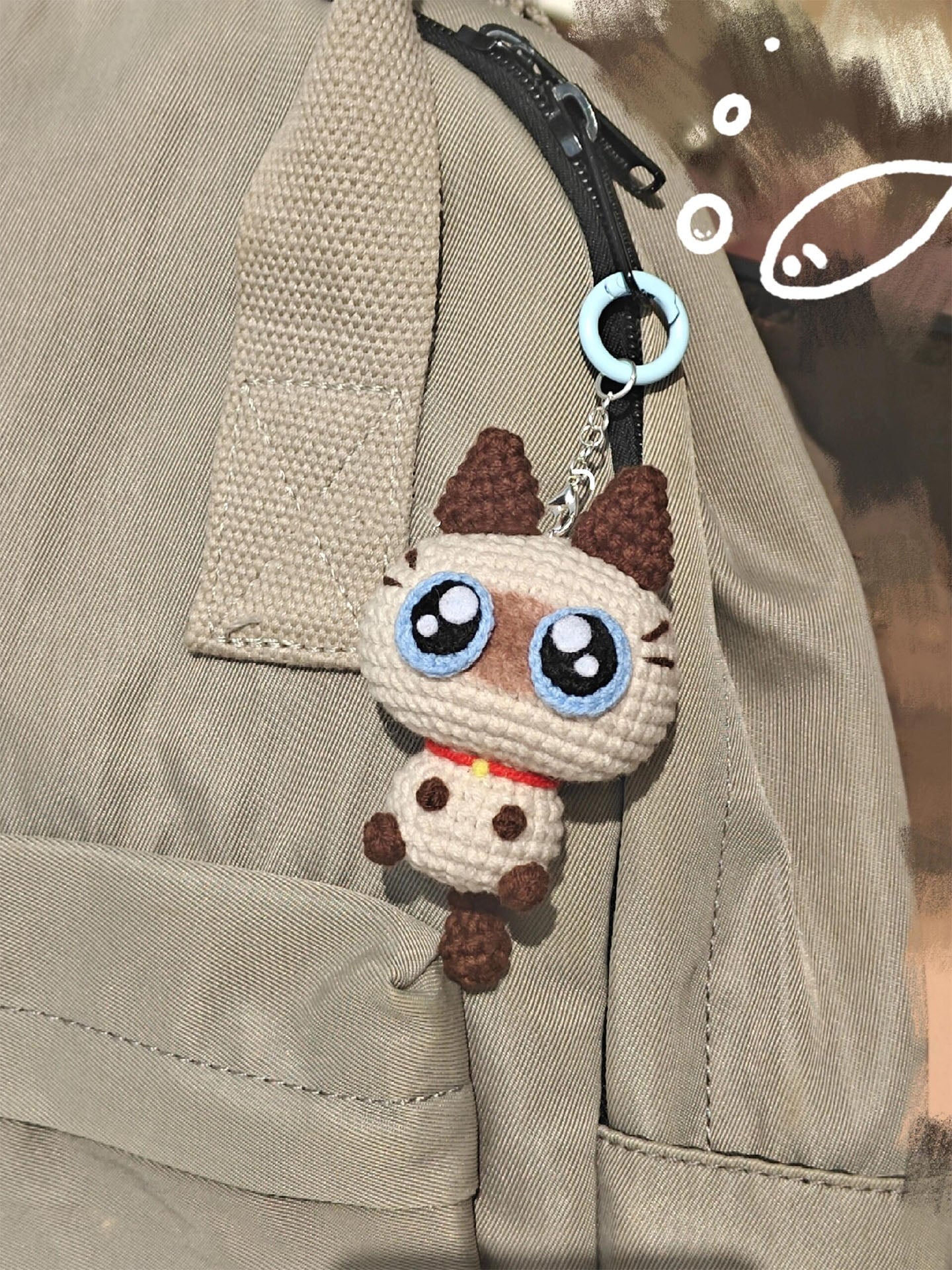 diy wool cute little panda doll