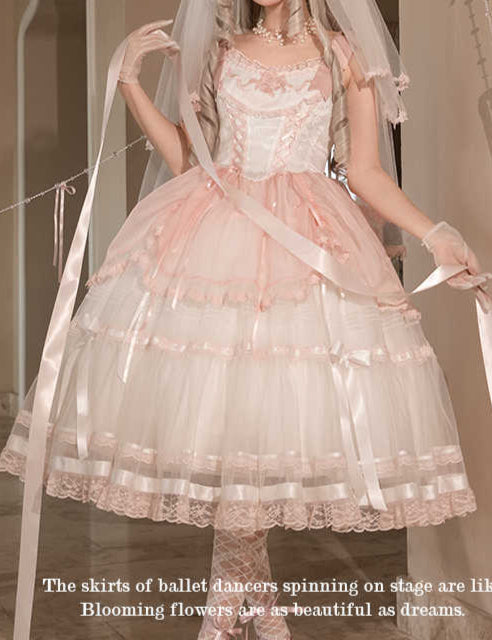 Silk Satin Ballet Lolita Dress