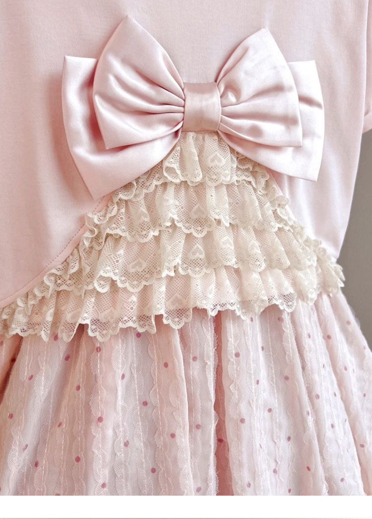 sakura pink coquette dress