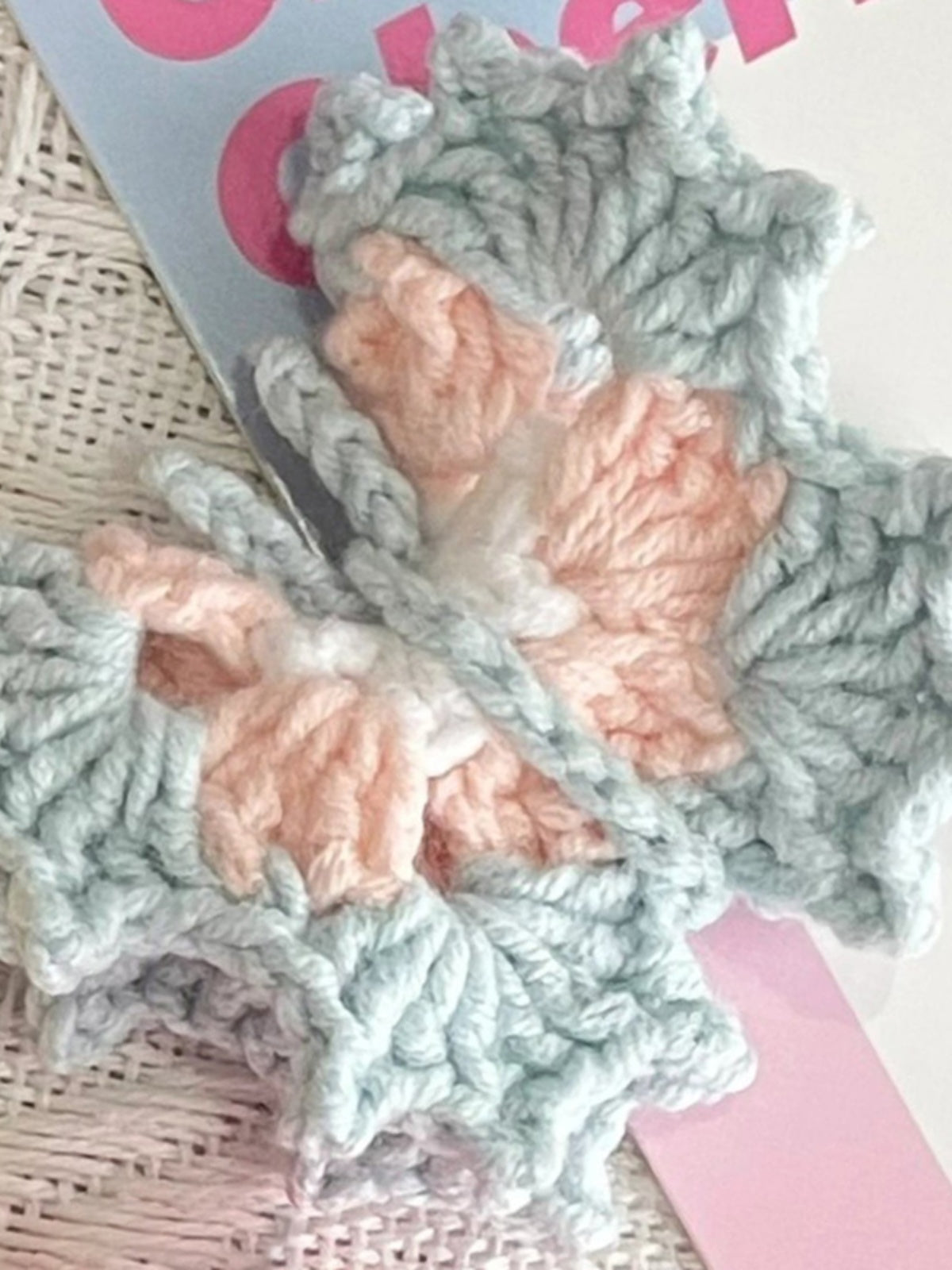 diy wool material bag cute butterfly