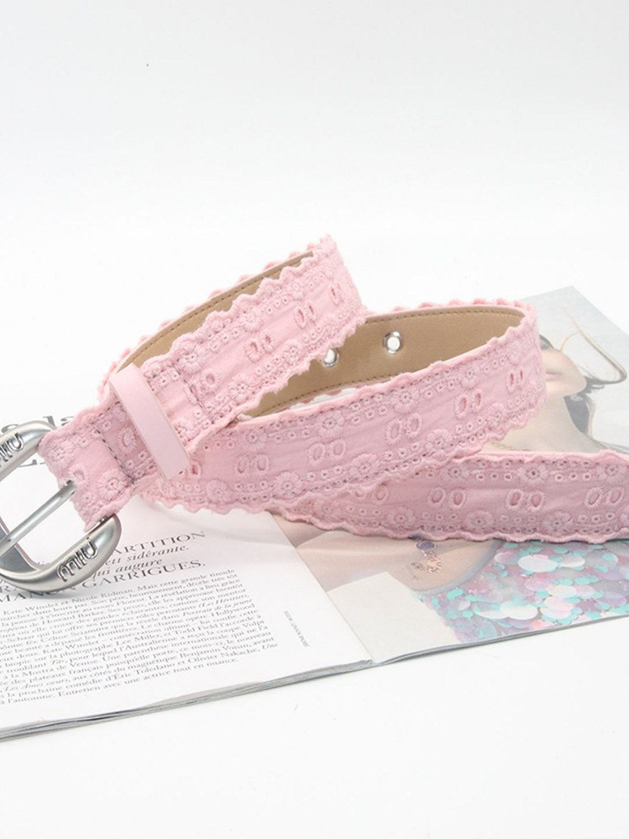 casual pin jeans buckle