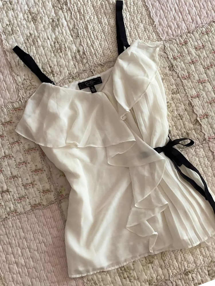 Retro Mesh Camisole Top