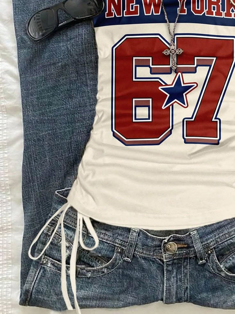 straps sports crop top