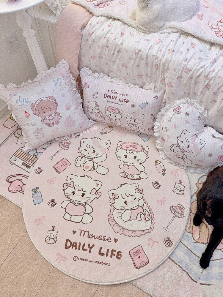 kawaii pink pillow