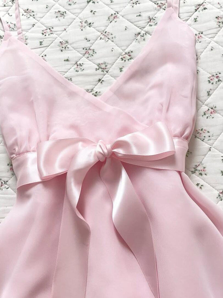 coquette pink mesh tank top