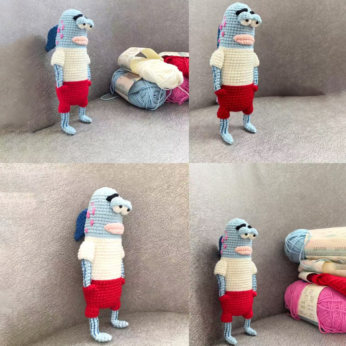 DIY crochet Cool Fish kit