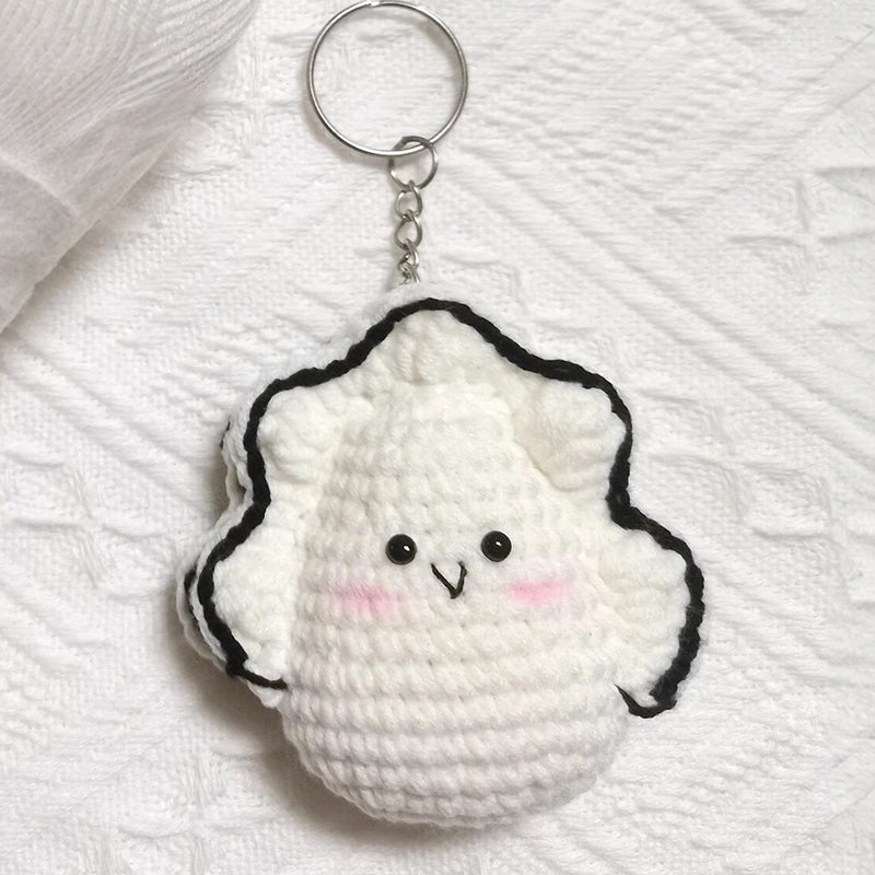 diy wool cute seal bag pendant