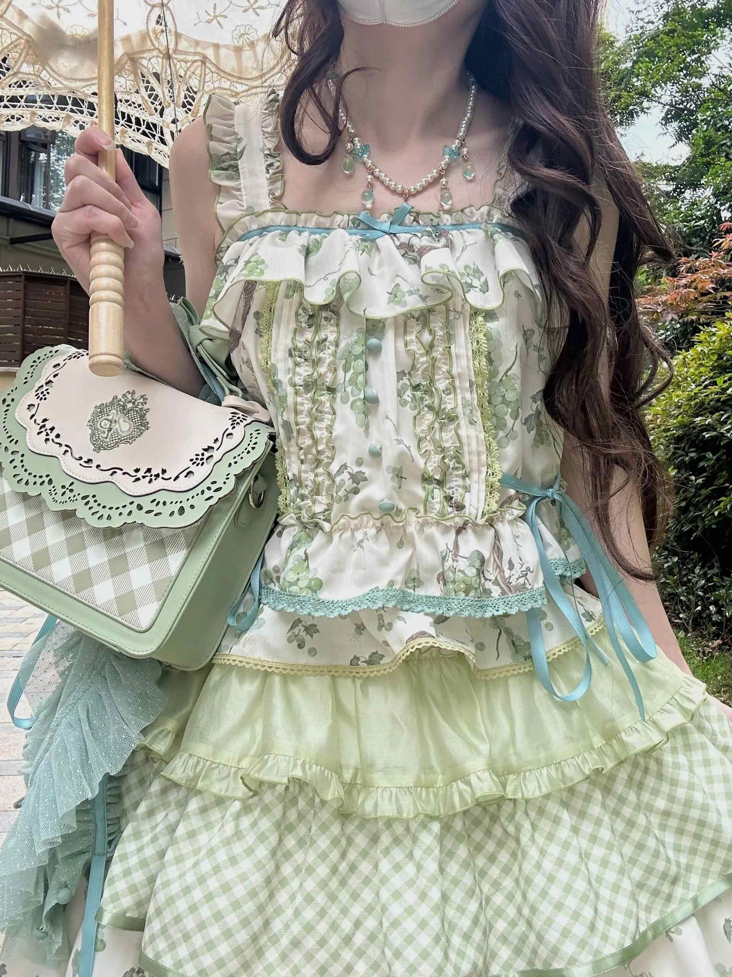 Lolita Pastoral Floral Princess Dress