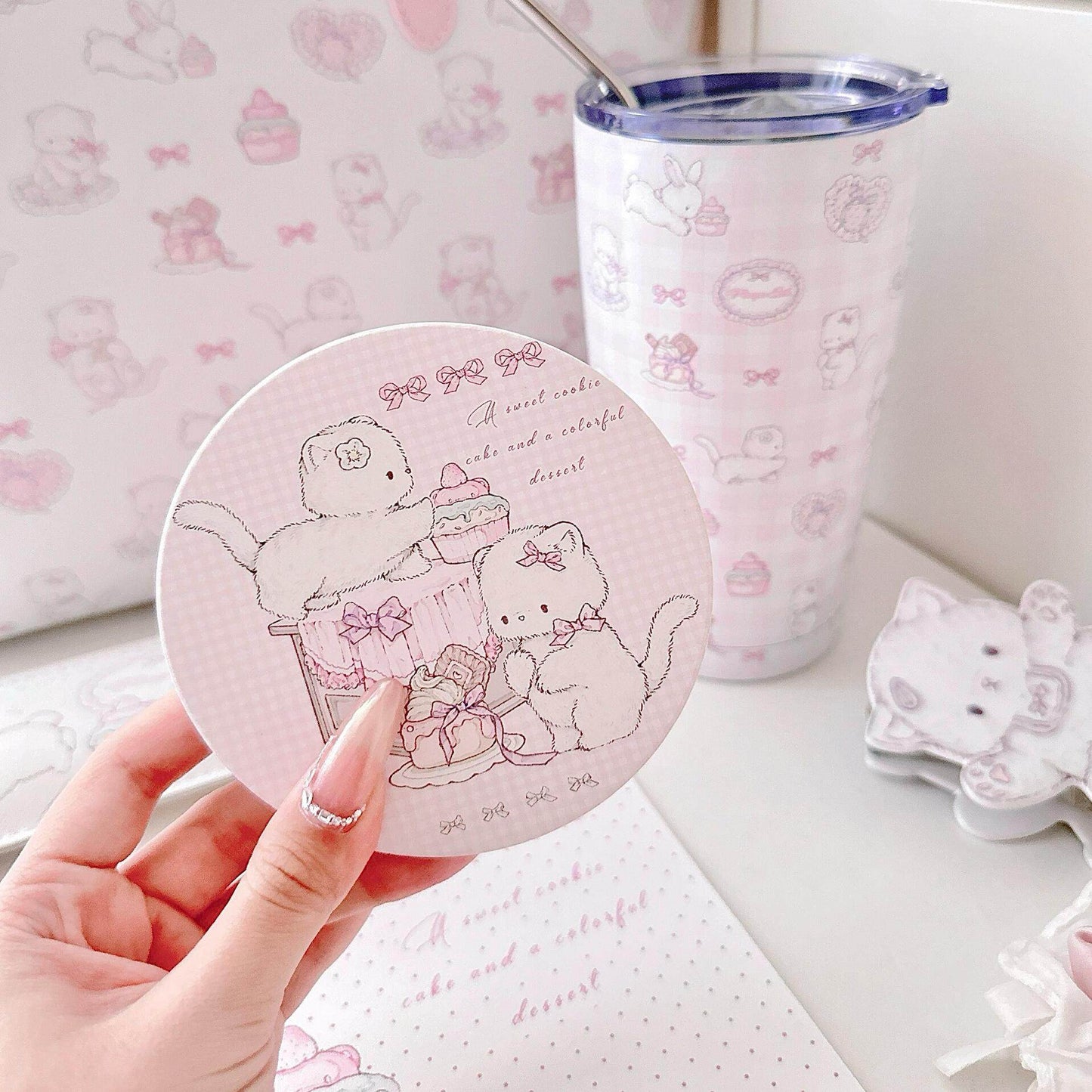 kawaii 304 stainless steel cup